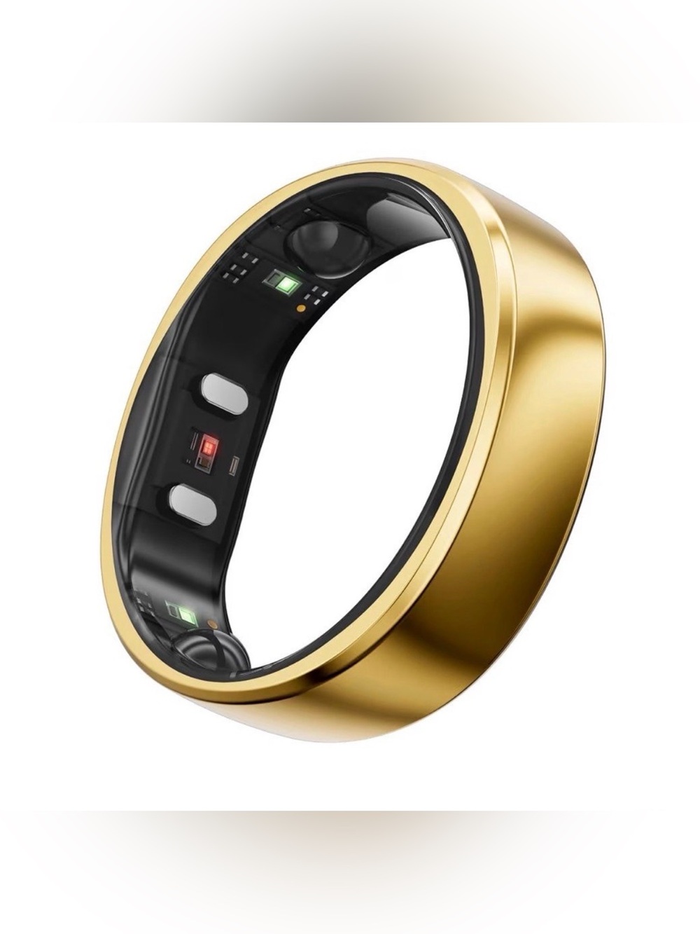 RingConn Gen 2 Smart Ring - Sleep Apnea Monitoring(Gold, Size 8)